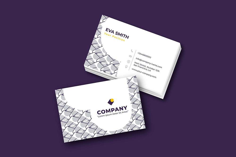 Glossy Paper Business Card Printing Services in Dubai