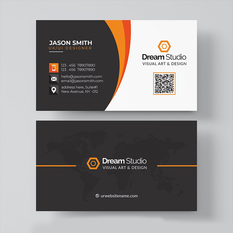 Modern Business Card Design Dubai