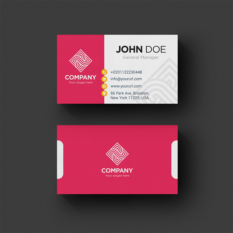 Modern Business Card Design Dubai UAE