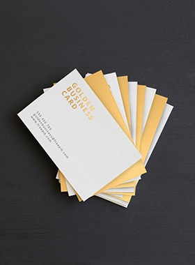 Folded <br> Business Cards