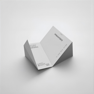 Folded business cards