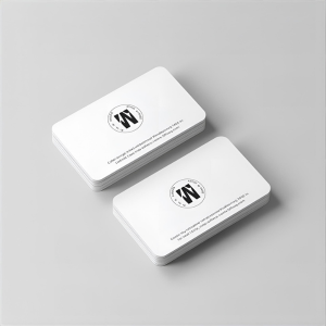 Rounded corner business cards