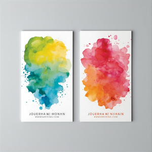 Vertical business cards